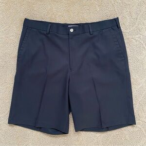 Peter Millar Wicking Black Shorts Men’s 36 Pockets Quick Dry Golf 9 In Stretch